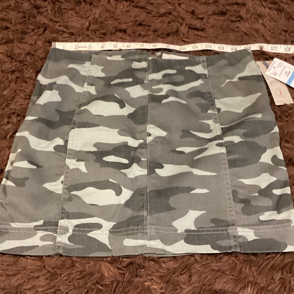 Jolt Camouflage Mini Skirt